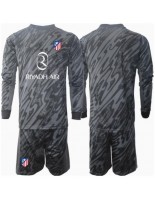 Otroške Nogometnih dresov Atletico Madrid Vratar Domači 2024-25 Dolgi rokavi (+ hlače)
